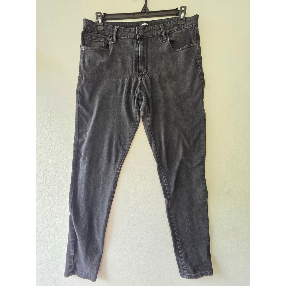NOVAMEN Womens Black Skinny Jeans Size 36 Stretch Mid Rise Denim MPD51